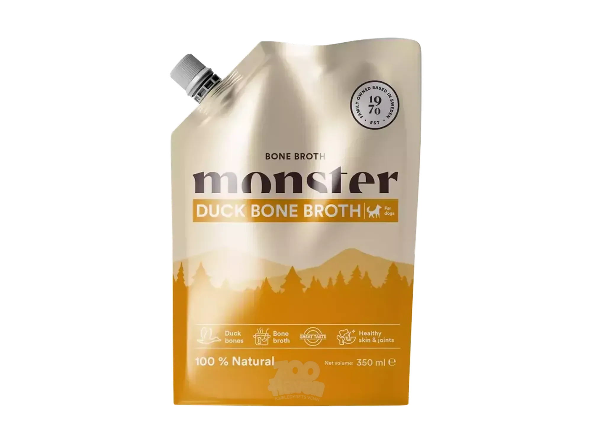 Monster Hund Benbuljong And 100 - 350 ml – Naturlig væskeboost med kollagen