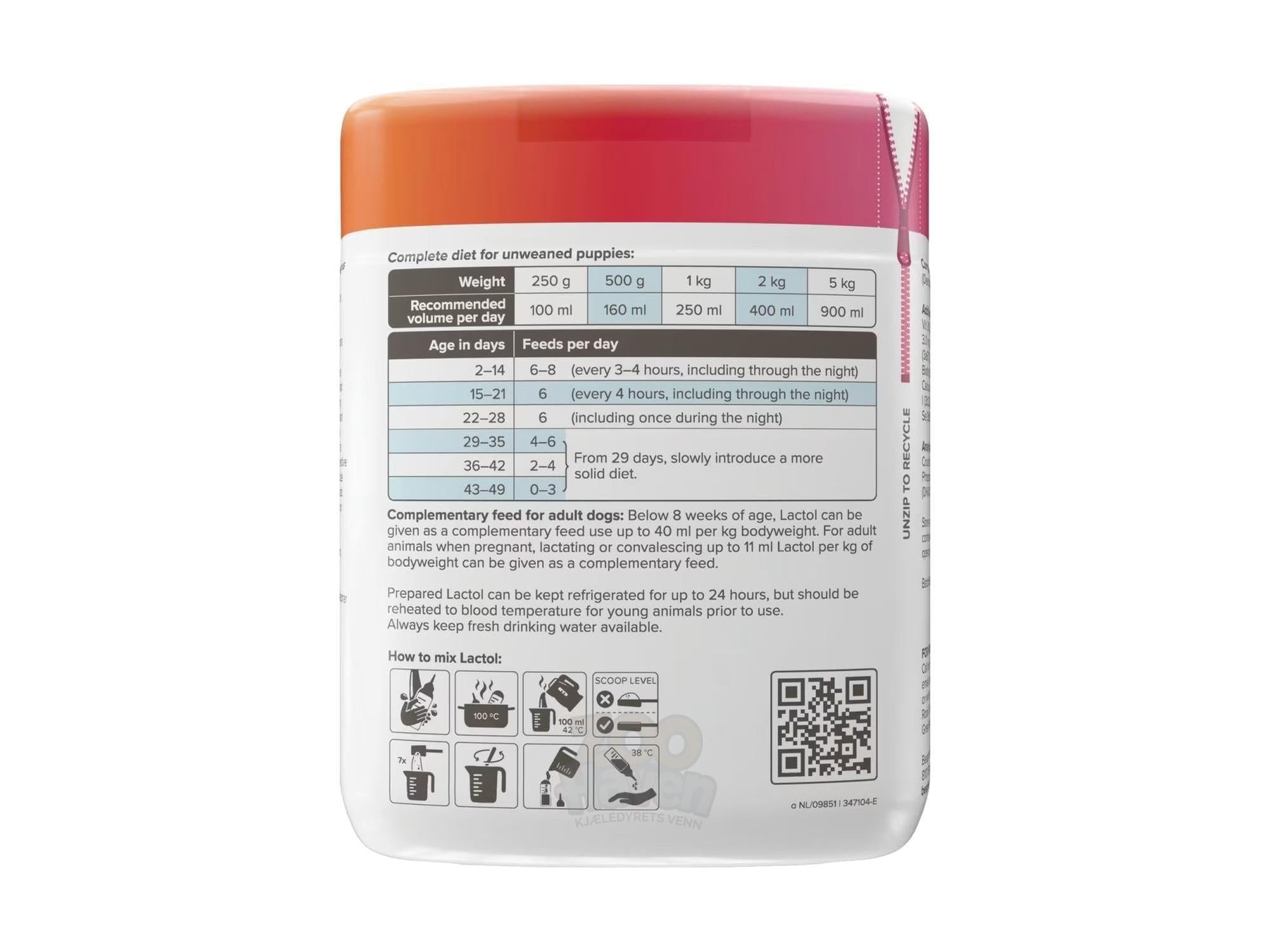 Morsmelk Puppy - Lactol Beaphar