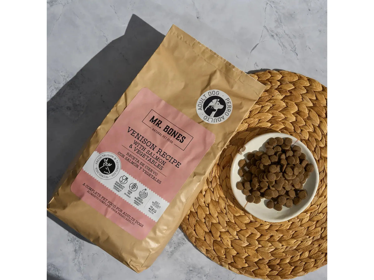 Mr. Bones Freshtrusion Hjort – kornfritt tørrfôr til hund, 2 kg