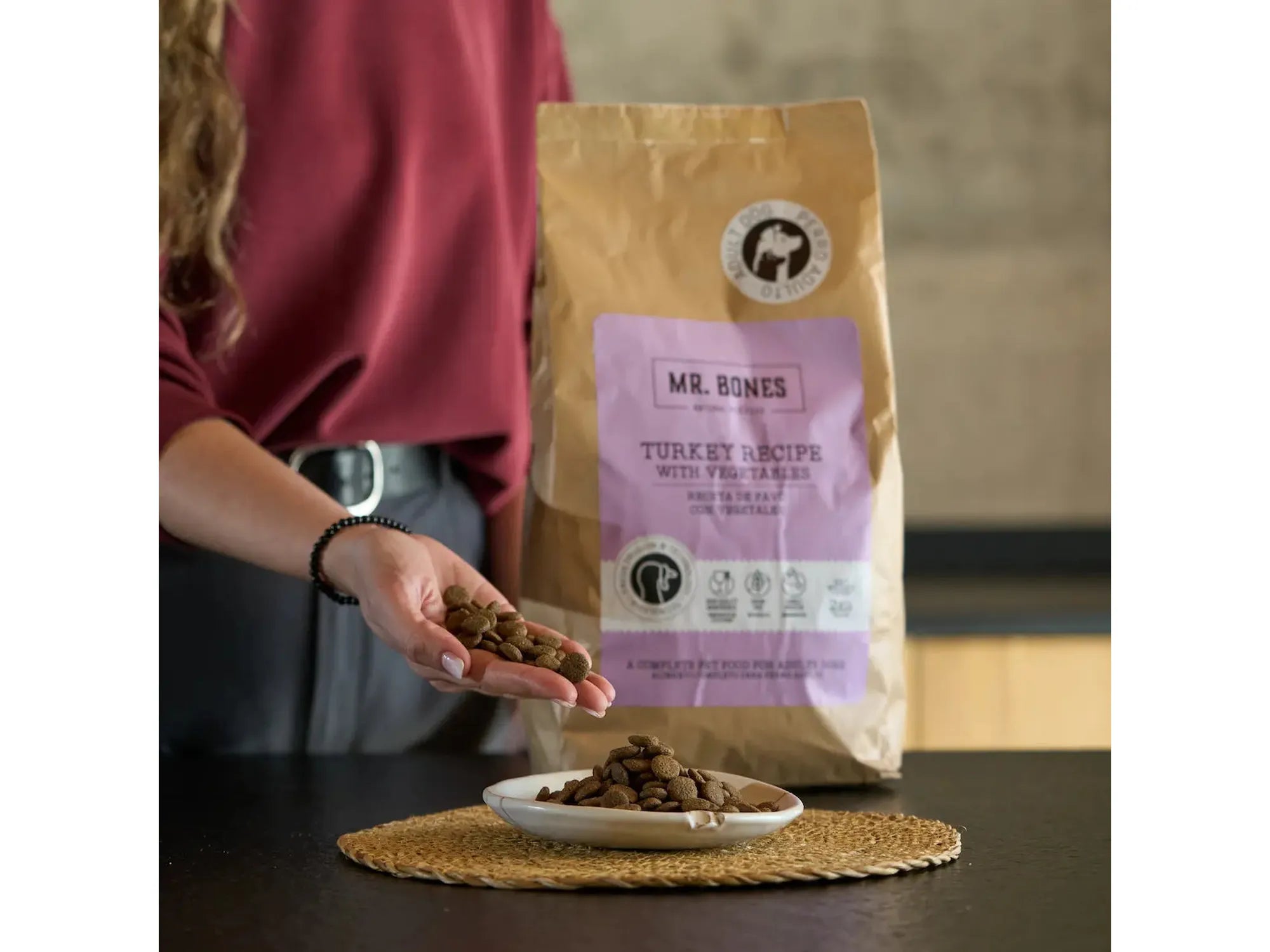 Mr. Bones Freshtrusion Kalkun – kornfritt tørrfôr til hund, 2 kg
