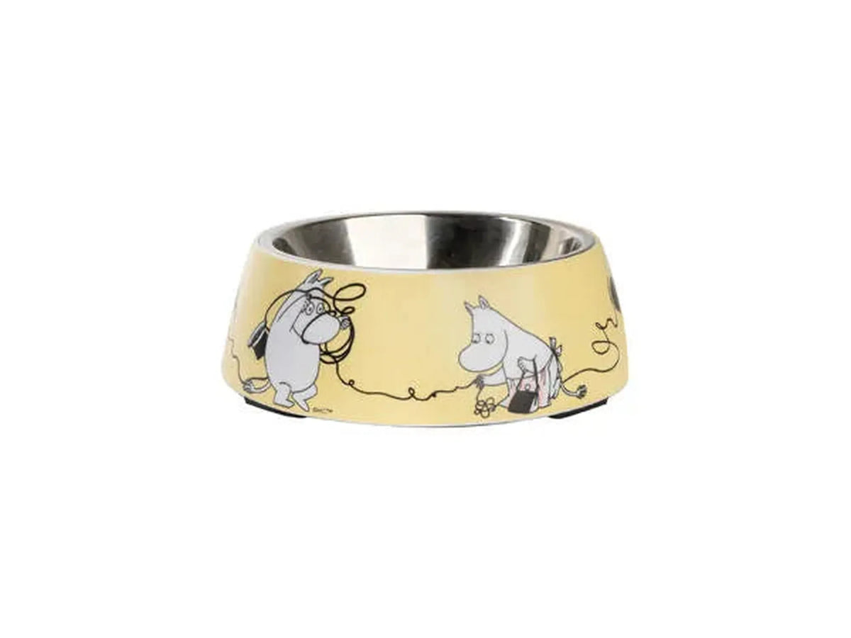 Muurla Moomin for Pets matskål M gul