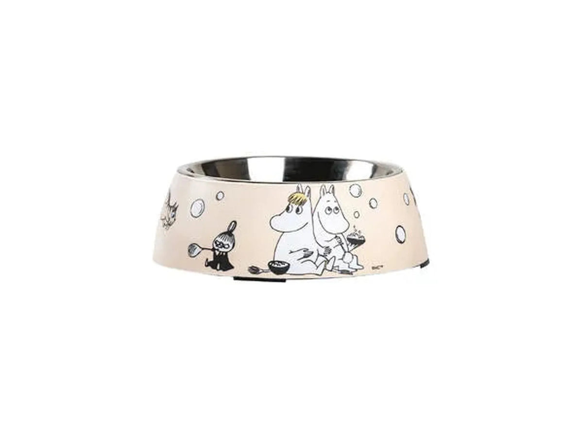 Muurla Moomin for Pets matskål M beige