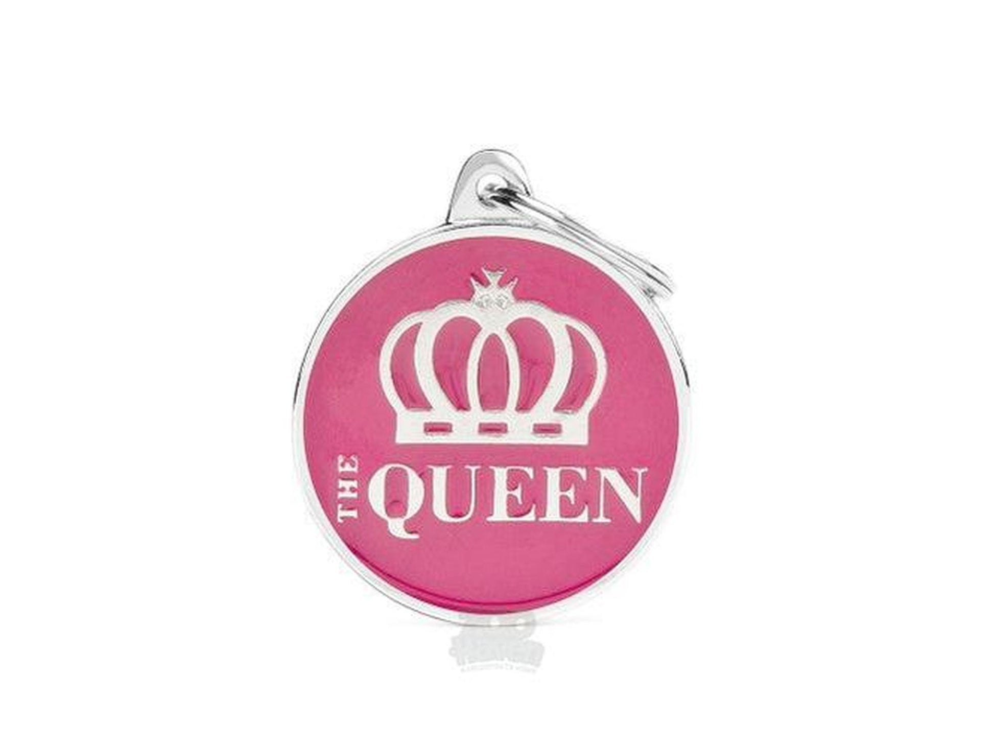 MyFamily Charms The Queen ID-brikke til hund og katt – graverbar navnebrikke