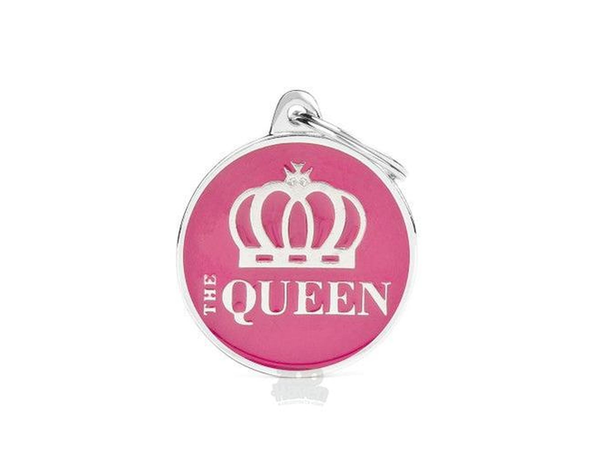 MyFamily Charms The Queen ID-brikke til hund og katt – graverbar navnebrikke