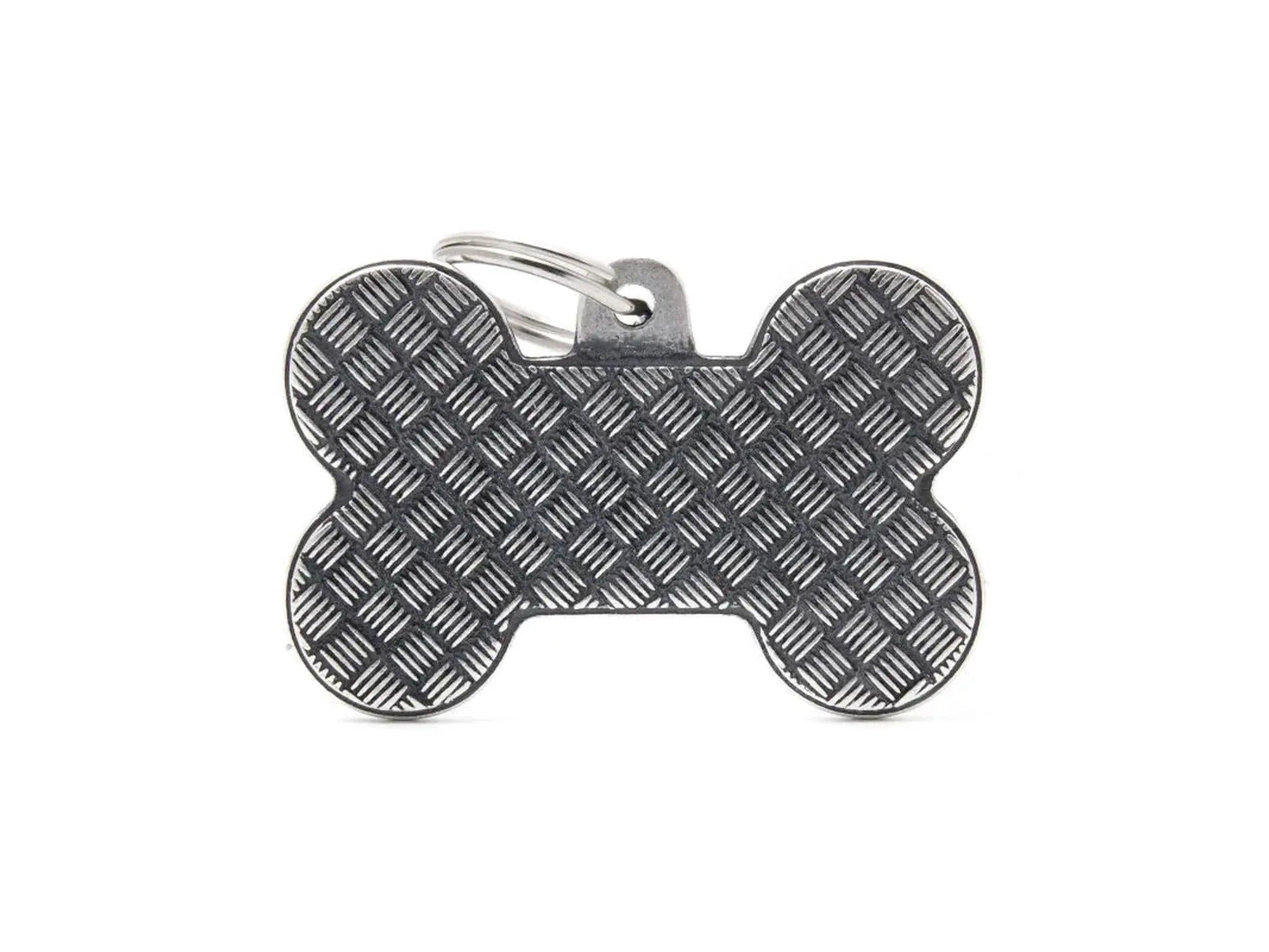 MyFamily Bronx Ben Platform XL ID-brikke til hund og katt – graverbar navnebrikke