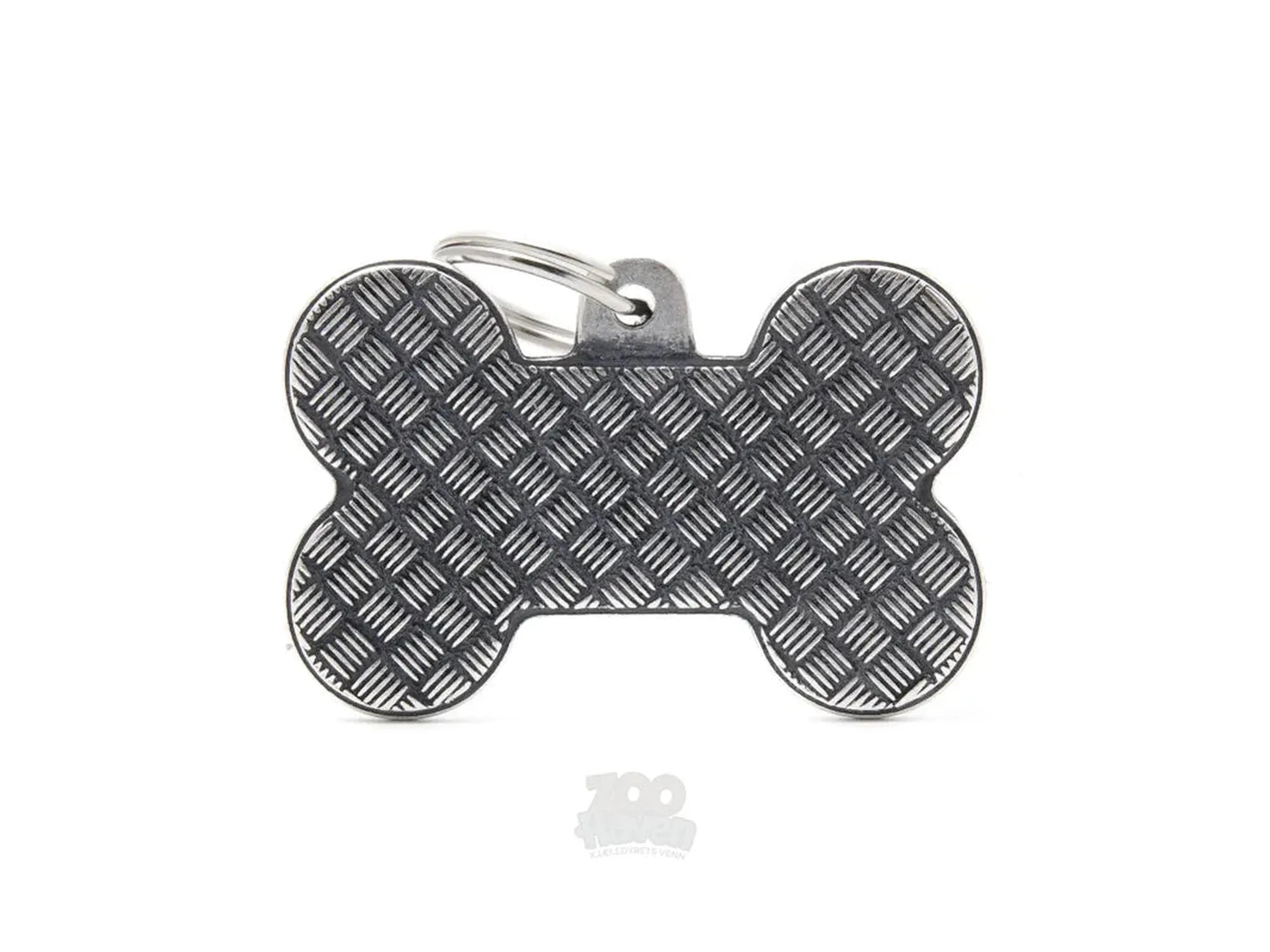MyFamily Bronx Ben Platform XL ID-brikke til hund og katt – graverbar navnebrikke
