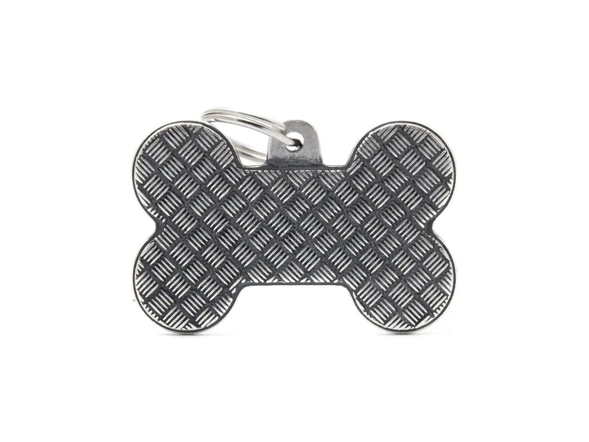 MyFamily Bronx Ben Platform XL ID-brikke til hund og katt – graverbar navnebrikke