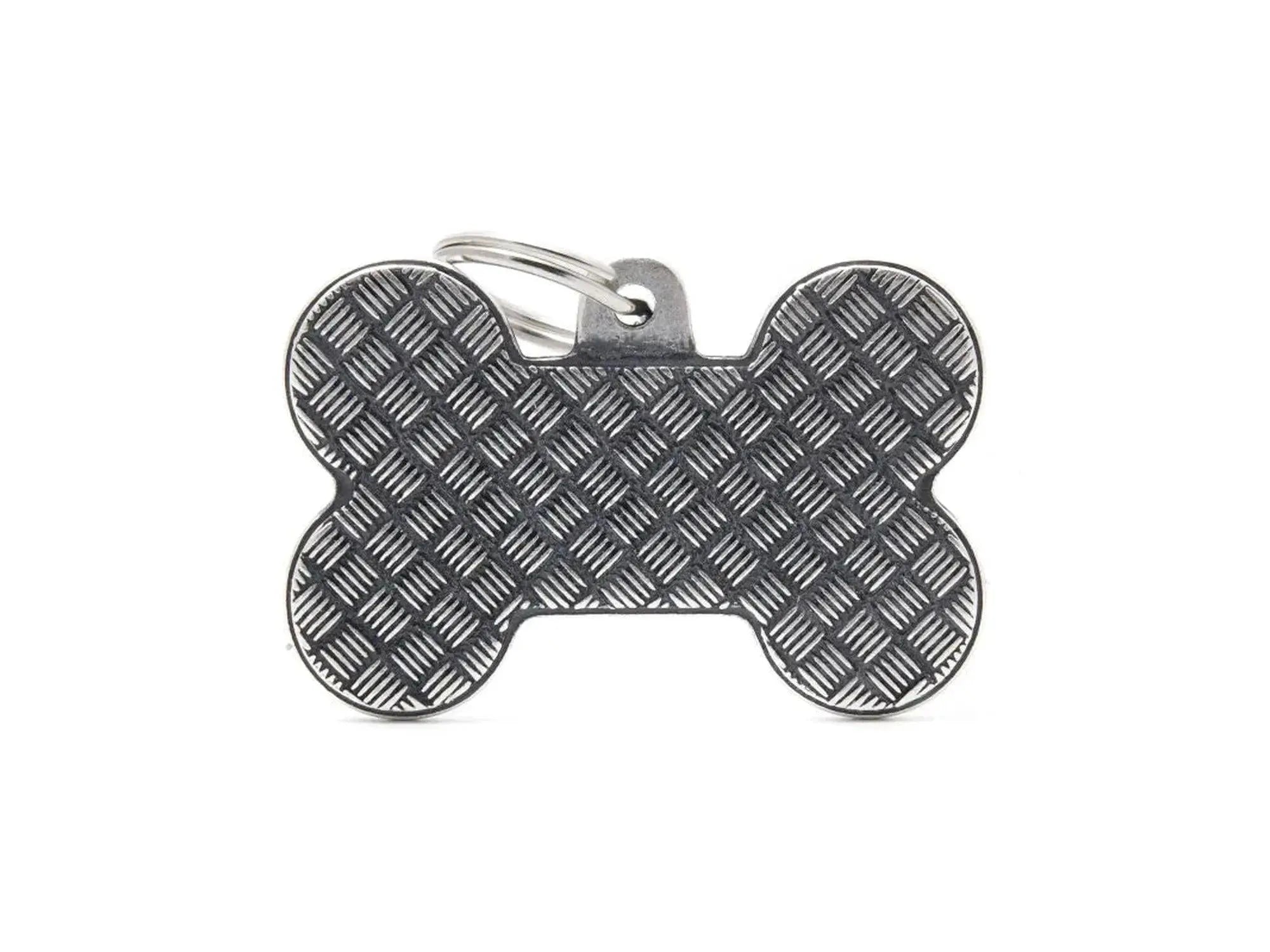 MyFamily Bronx Ben Platform XL ID-brikke til hund og katt – graverbar navnebrikke