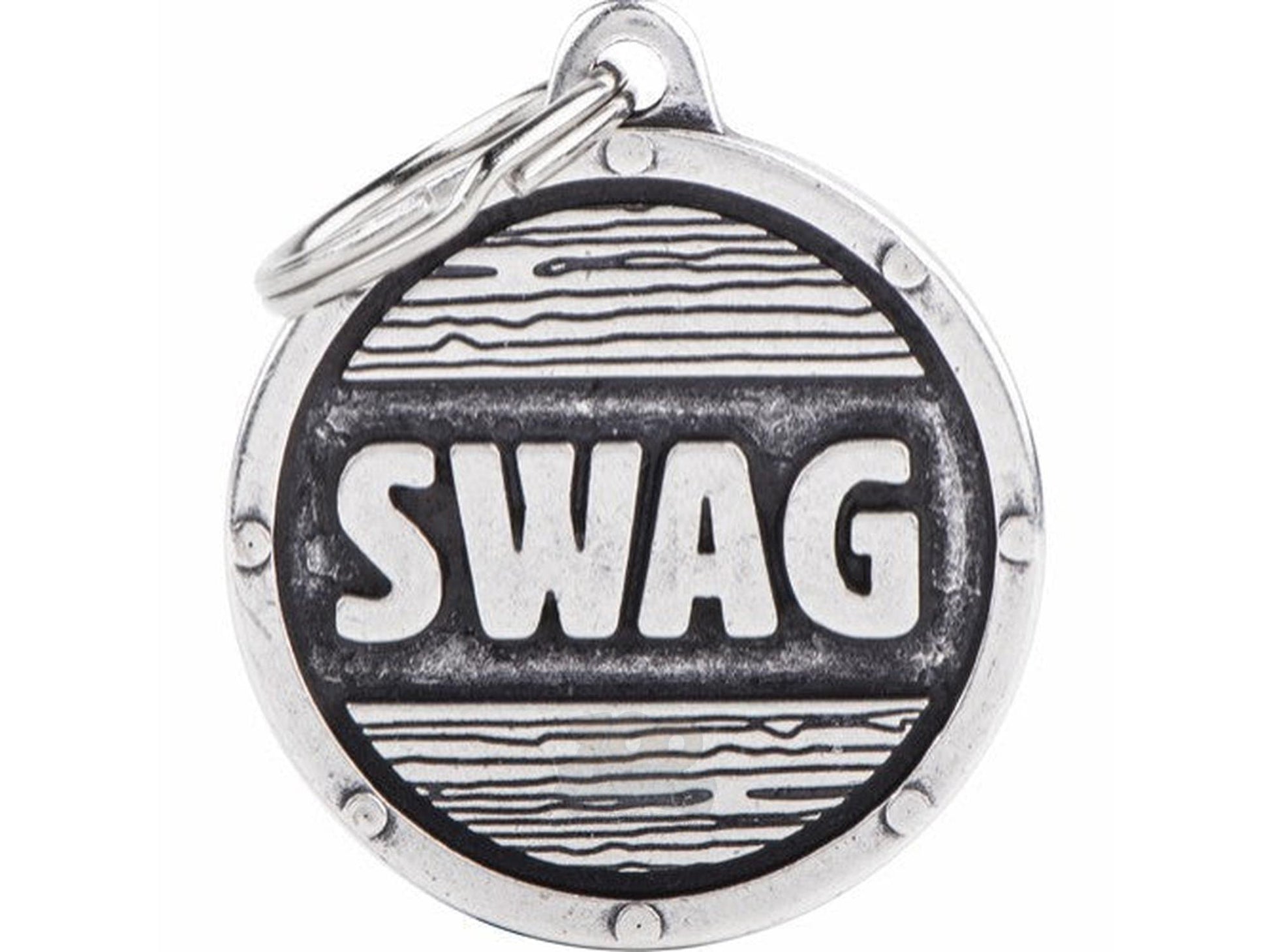 MyFamily Bronx Swag ID-brikke til hund og katt – graverbar navnebrikke
