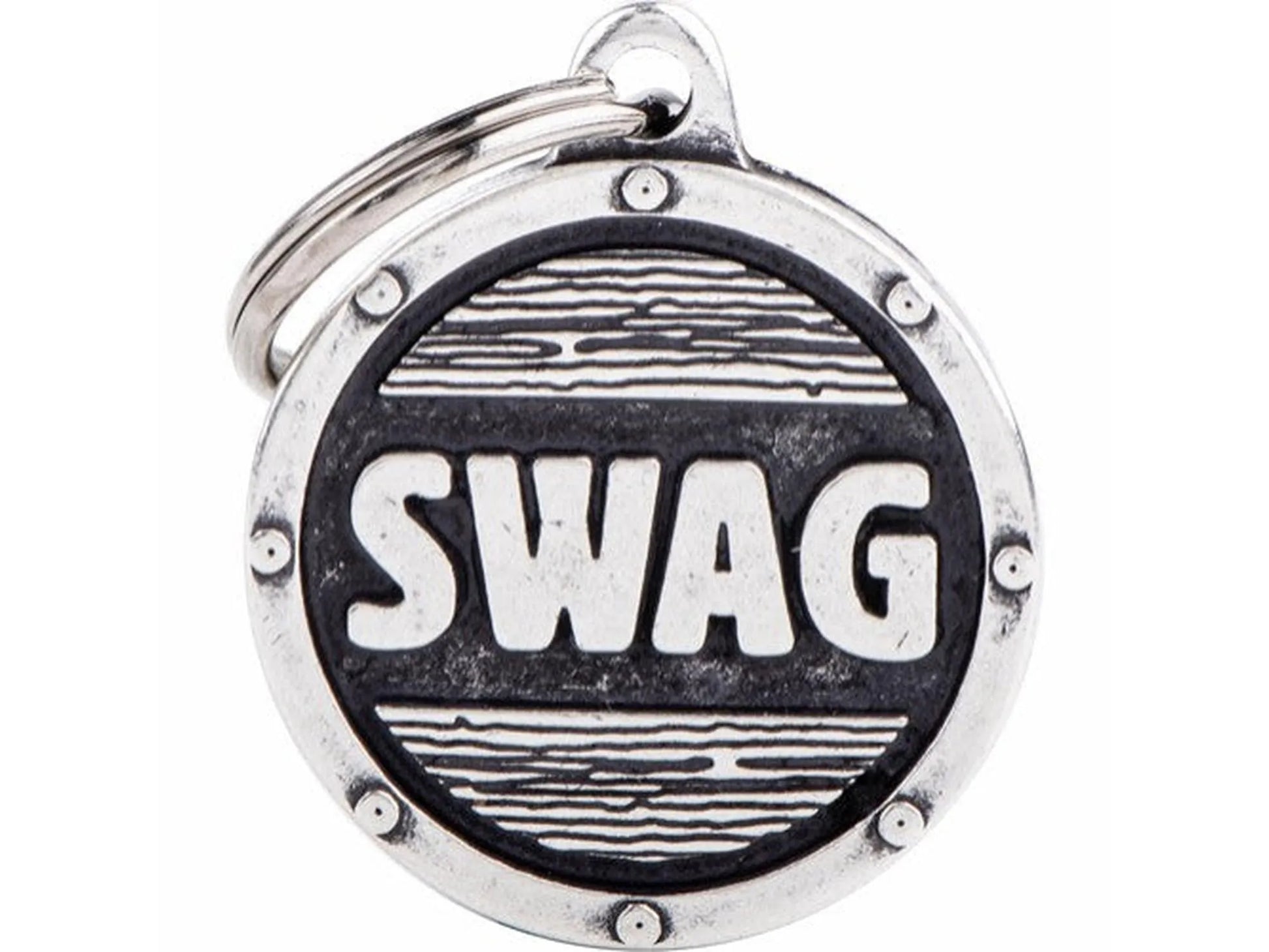 MyFamily Bronx Swag ID-brikke til hund og katt – graverbar navnebrikke