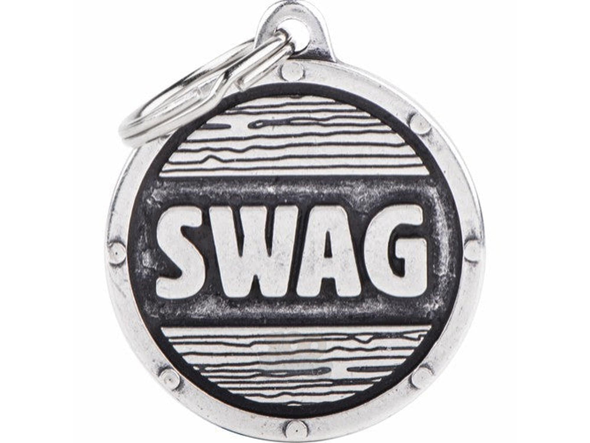 MyFamily Bronx Swag ID-brikke til hund og katt – graverbar navnebrikke