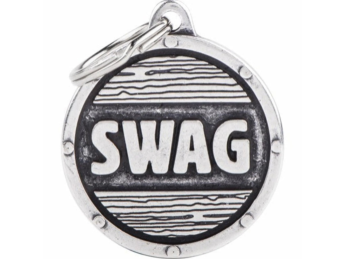 MyFamily Bronx Swag ID-brikke til hund og katt – graverbar navnebrikke