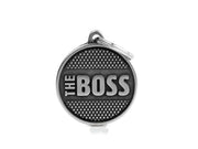 MyFamily Bronx The Boss stor ID-brikke til hund og katt – graverbar navnebrikke