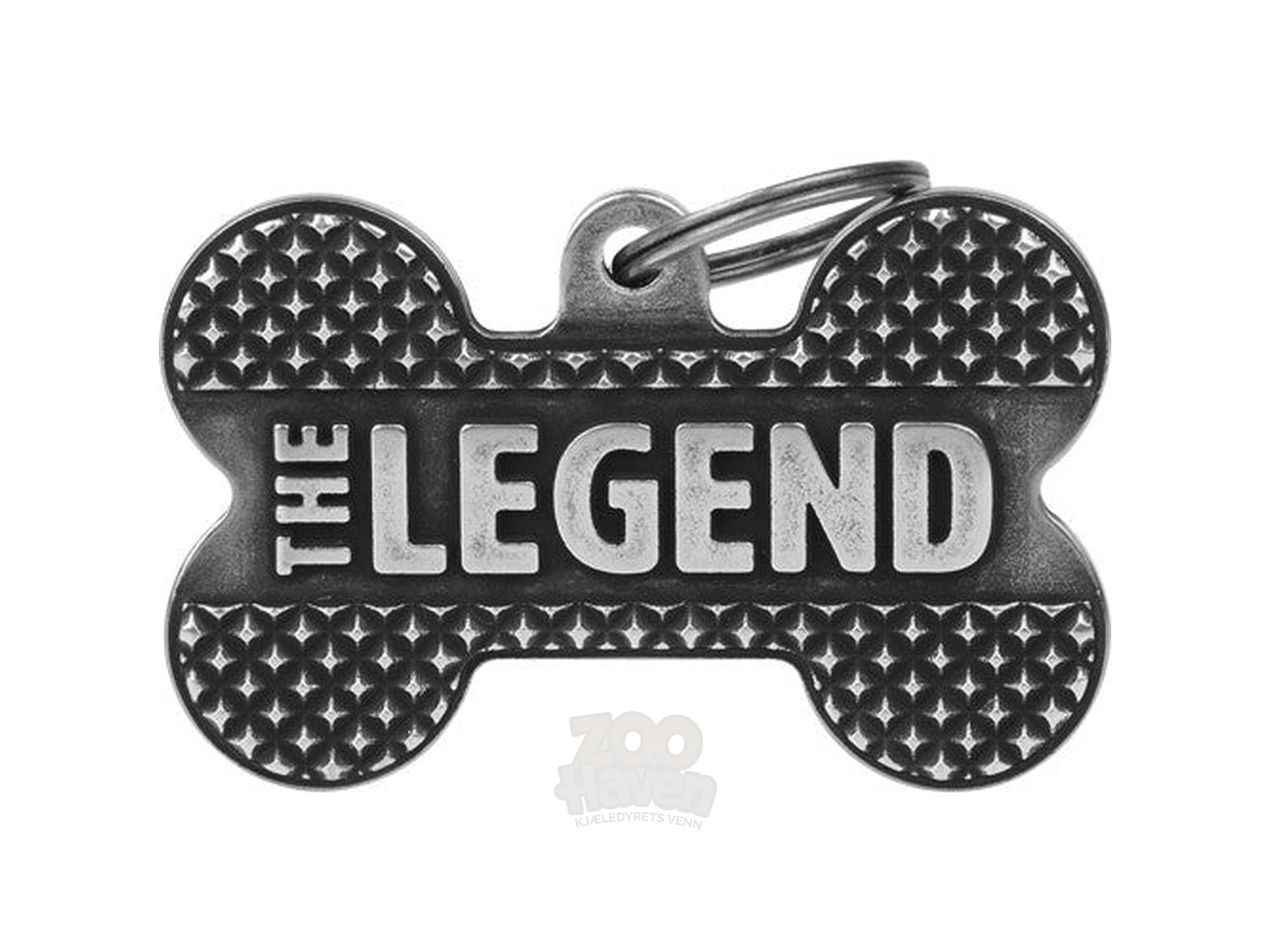 MyFamily Bronx The Legend XL ID-brikke til hund og katt – graverbar navnebrikke