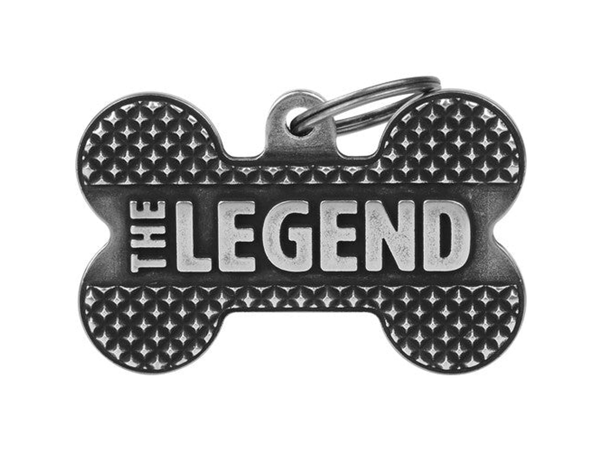 MyFamily Bronx The Legend XL ID-brikke til hund og katt – graverbar navnebrikke