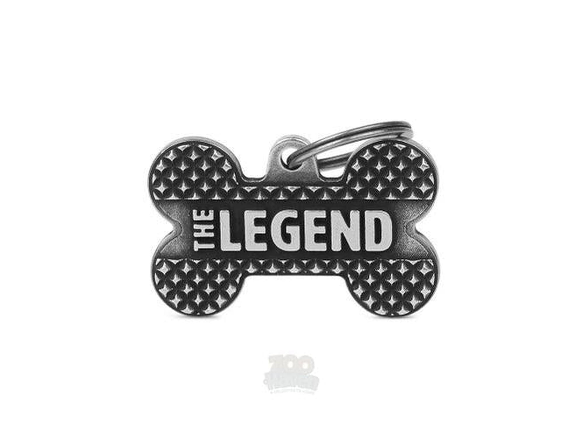MyFamily Bronx The Legend ID-brikke til hund og katt – graverbar navnebrikke