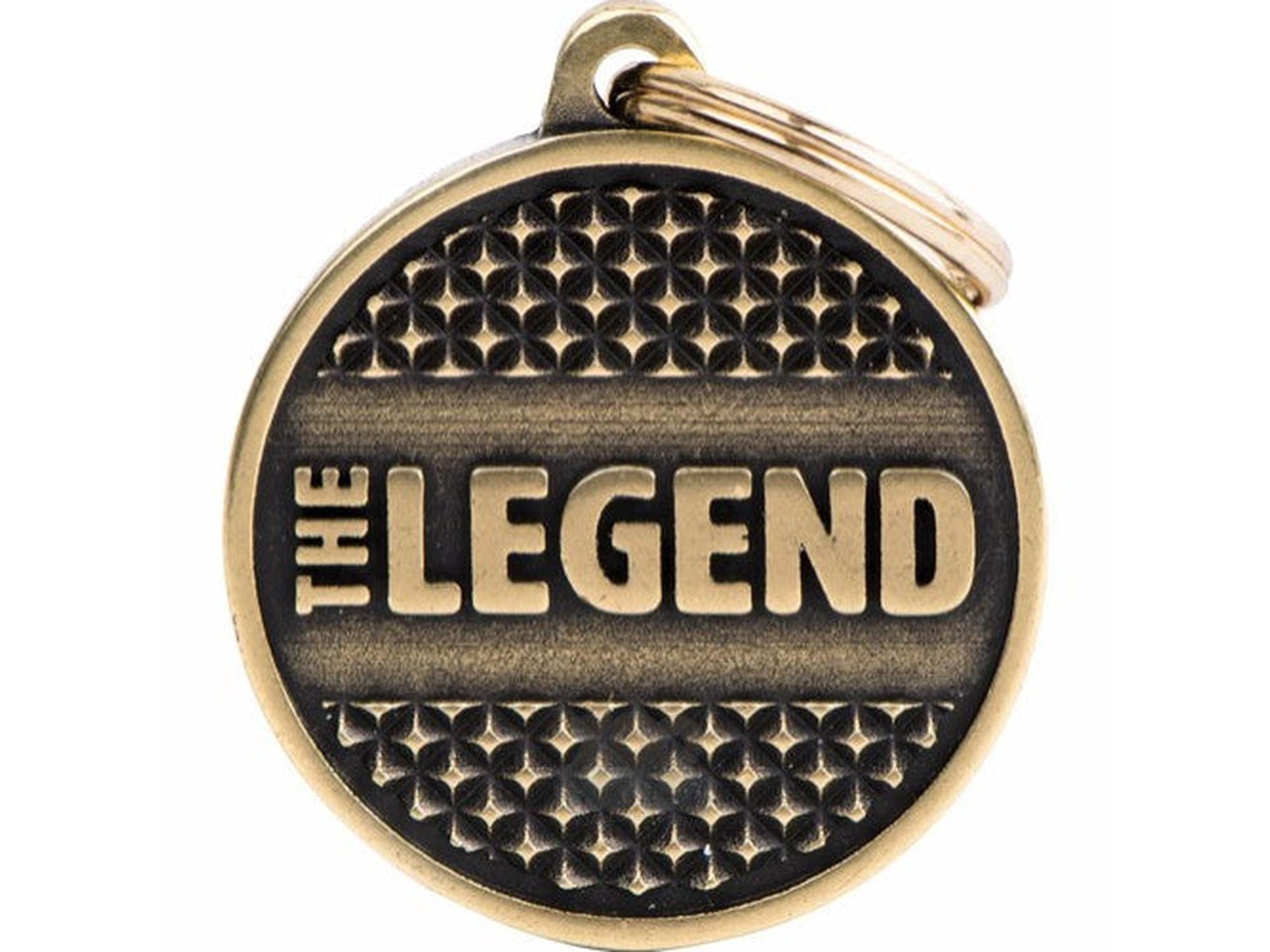 MyFamily Bronx The Legend ID-brikke til hund og katt – graverbar navnebrikke