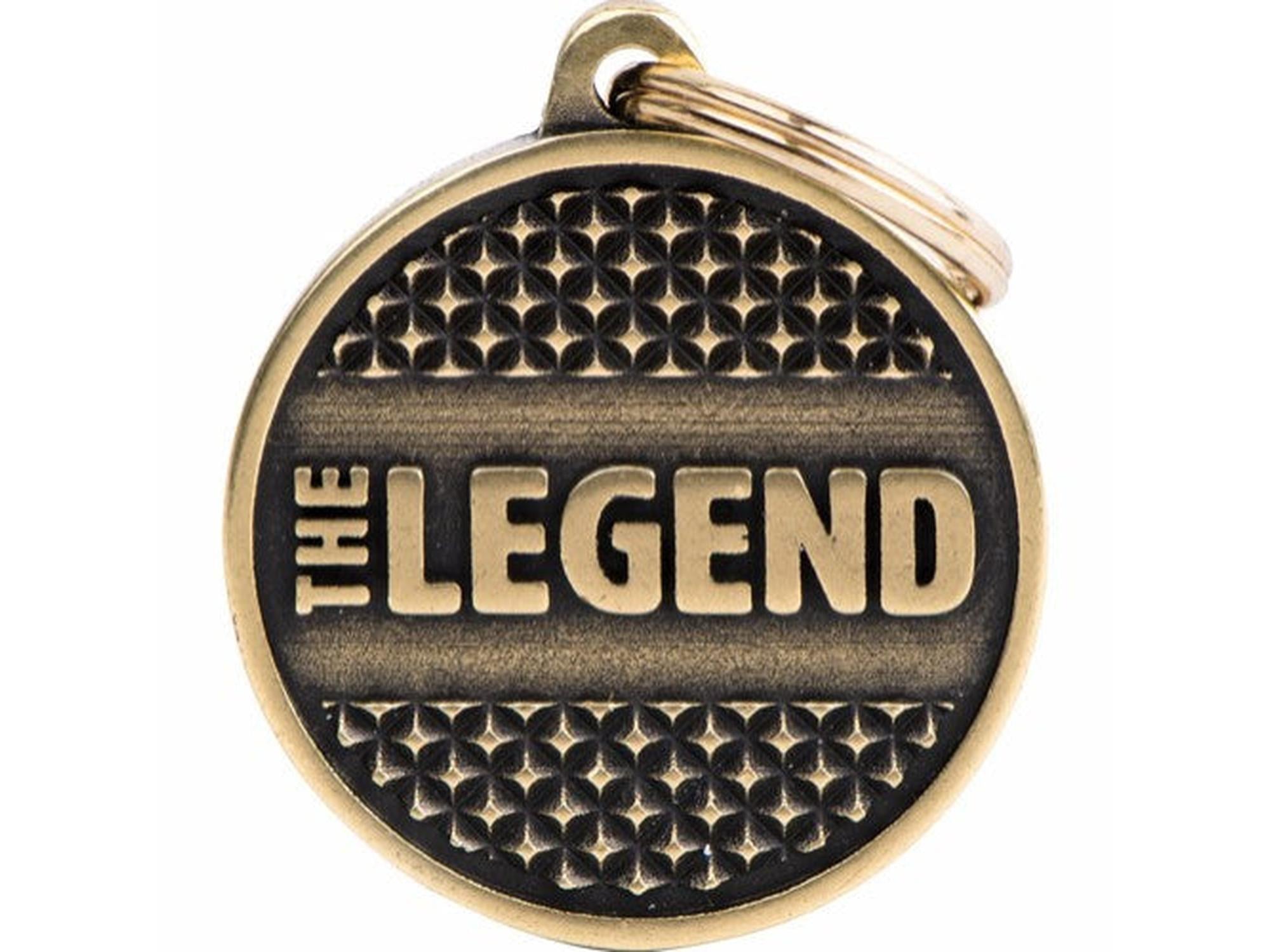 MyFamily Bronx The Legend ID-brikke til hund og katt – graverbar navnebrikke