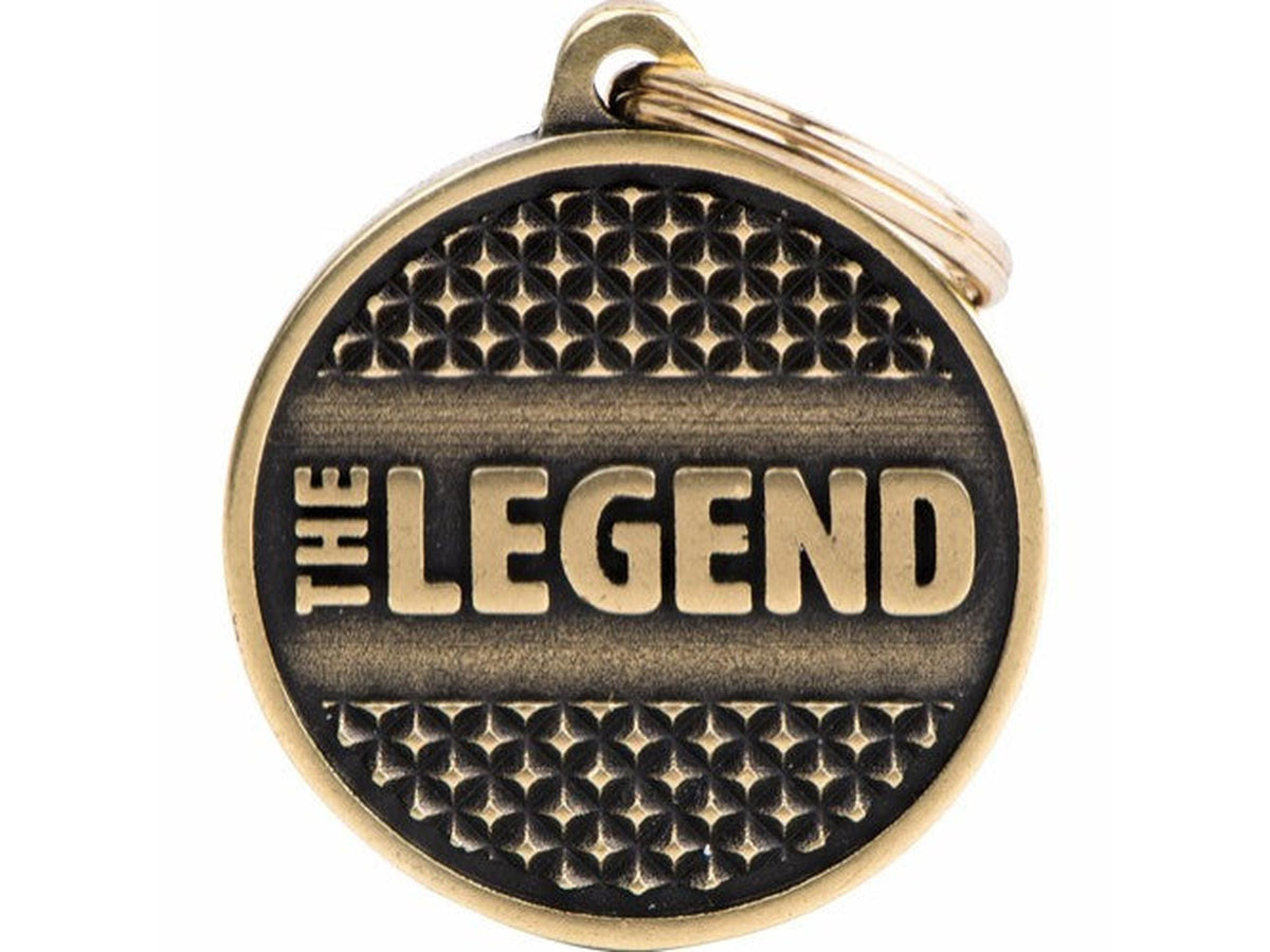 MyFamily Bronx The Legend ID-brikke til hund og katt – graverbar navnebrikke
