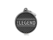 MyFamily Bronx The Legend stor ID-brikke til hund og katt – graverbar navnebrikke