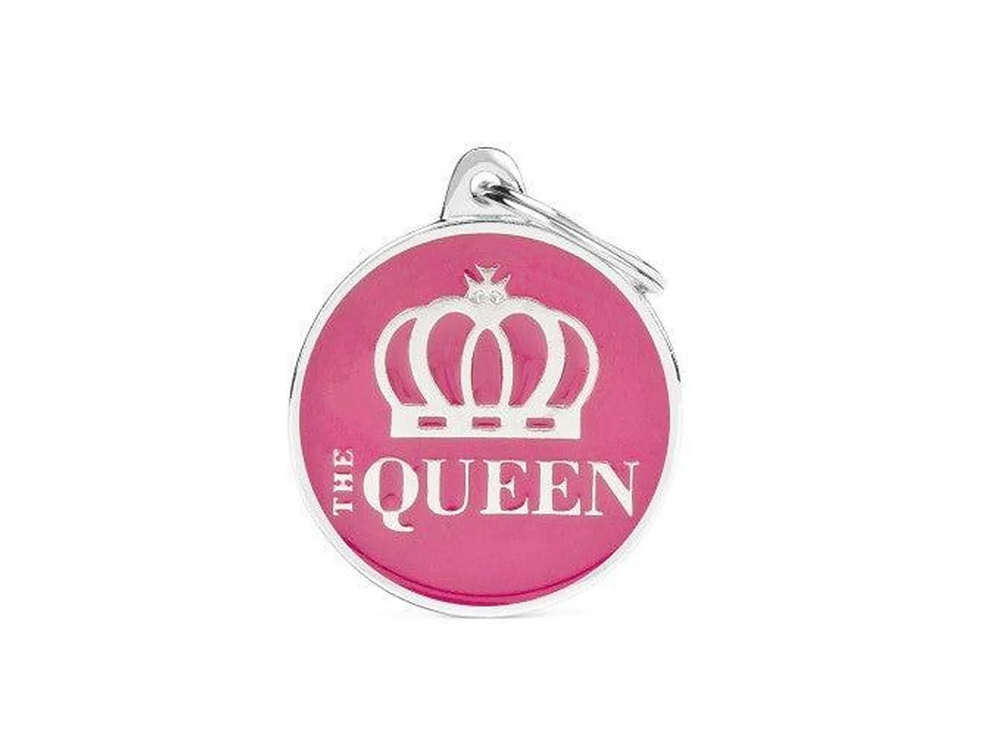 MyFamily Charms The Queen ID-brikke til hund og katt – graverbar navnebrikke