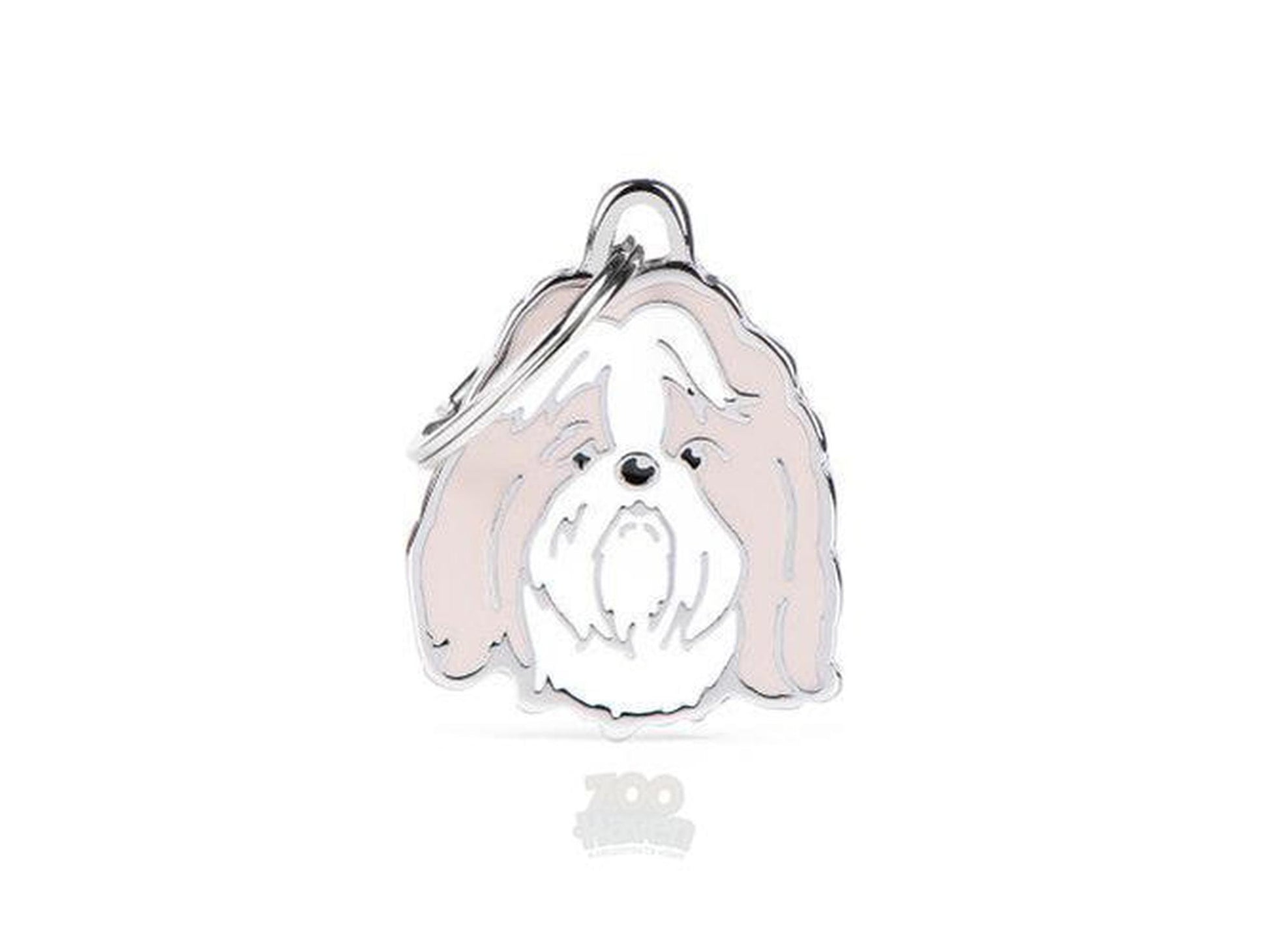 MyFamily Friends Shih Tzu ID-brikke til hund og katt – graverbar navnebrikke