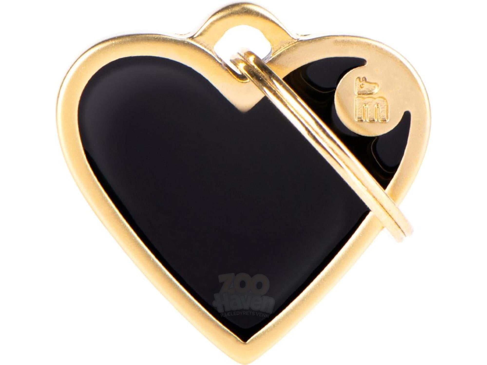 MyFamily Hjerte – Håndlaget - Svart Gull
