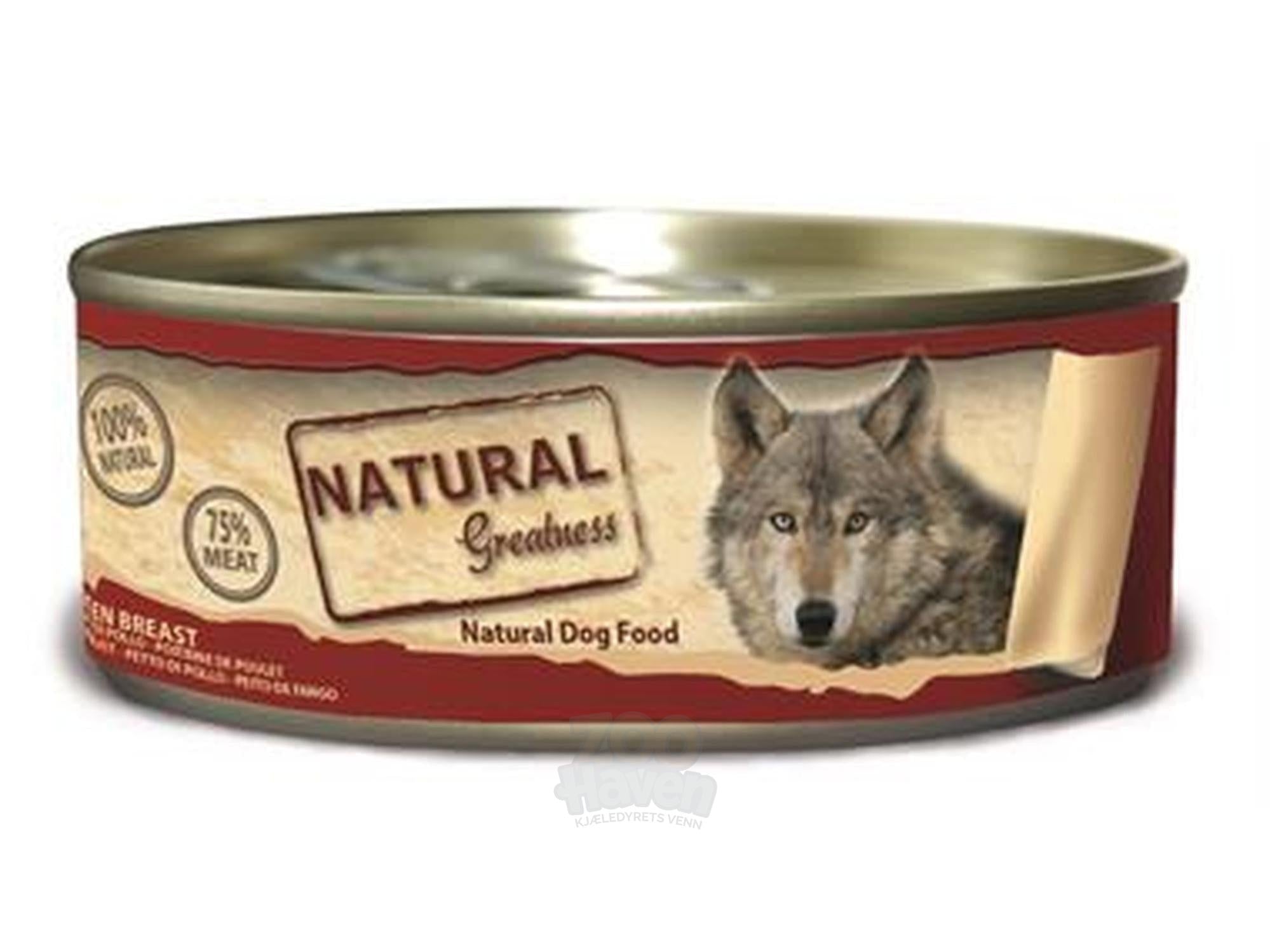 Natural Greatness Chicken Breast våtfôr snacks hund 156 g