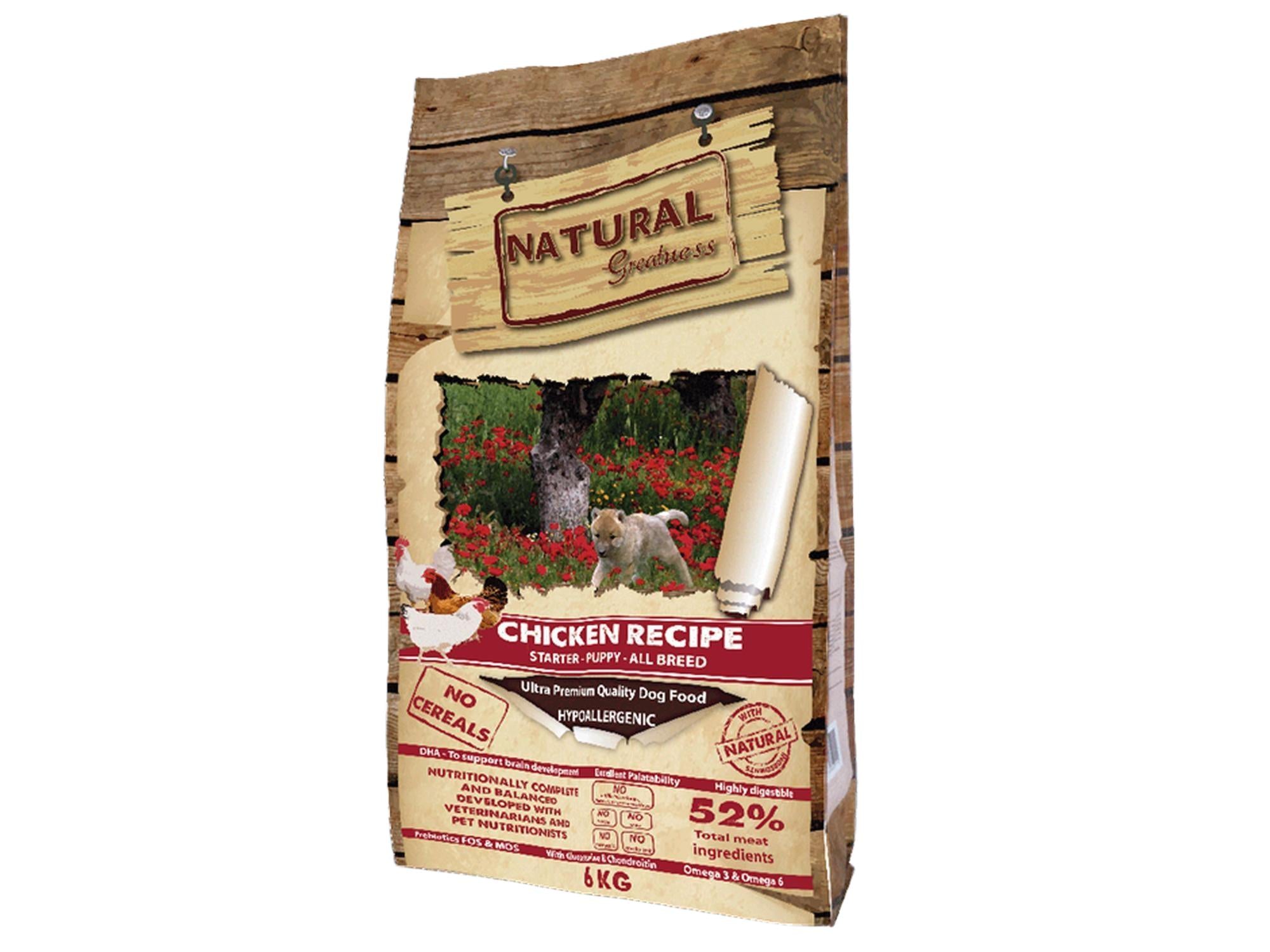 Natural Greatness Chicken Puppy Recipe – Kylling (valp) | Kornfritt hundefôr