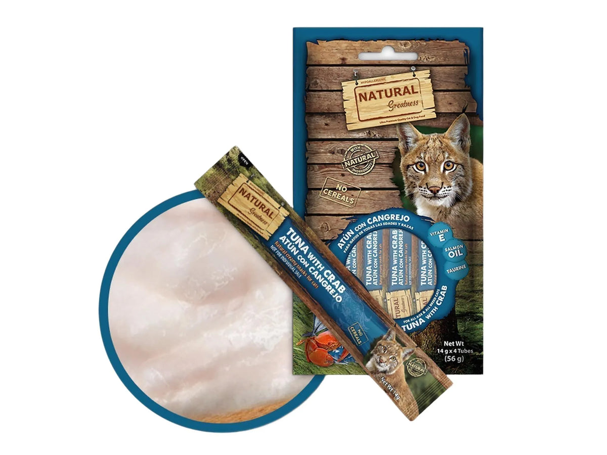 Natural Greatness Creamy Snack Tuna with Crab kattegodbit