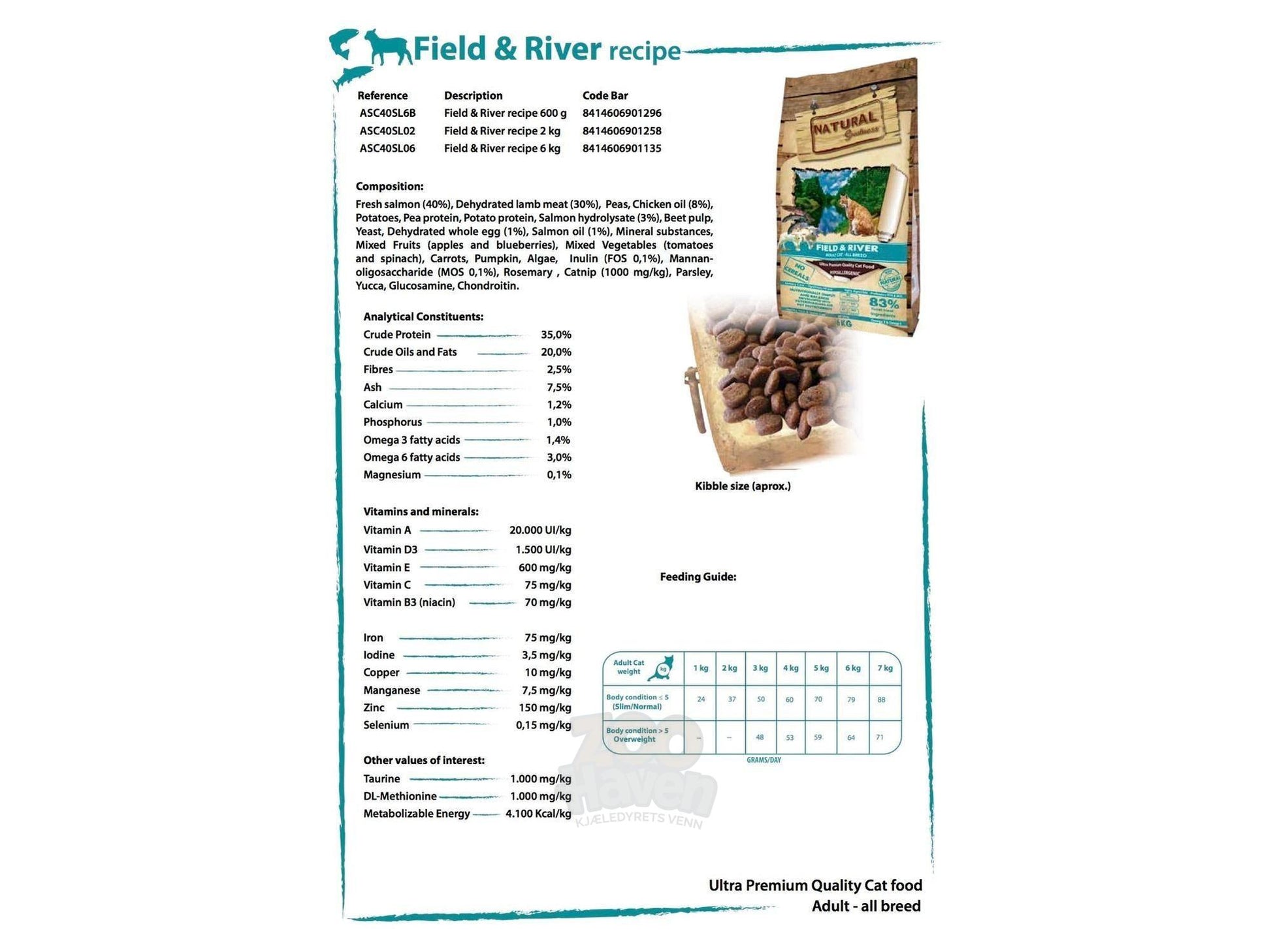 Natural Greatness Field & River Adult hundemat – bilde 2
