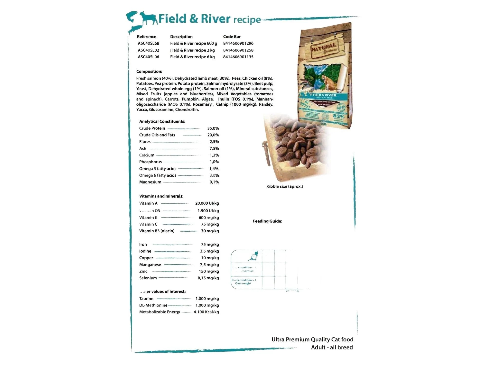Natural Greatness Field & River Adult hundemat – bilde 2