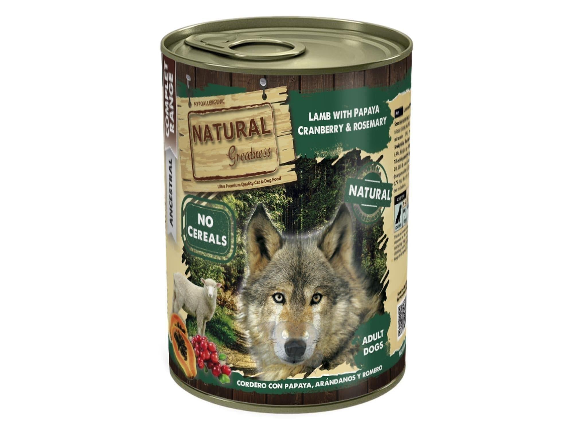 Natural Greatness Lamb komplett våtfôr hund 400 g