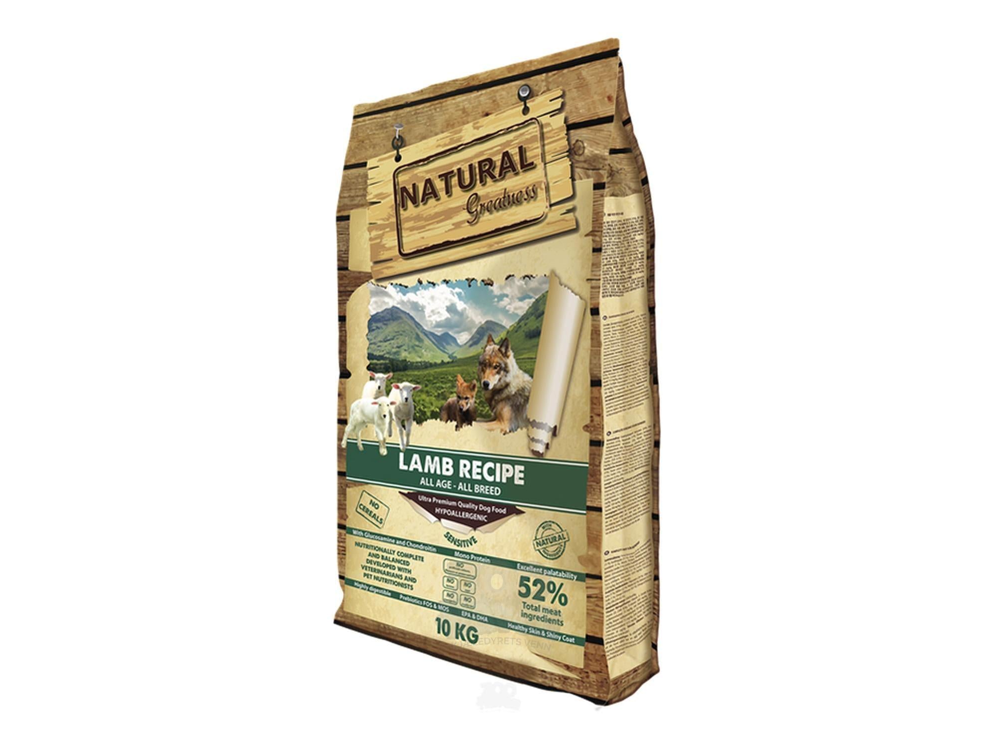 Natural Greatness Lamb Recipe hundemat – bilde 3