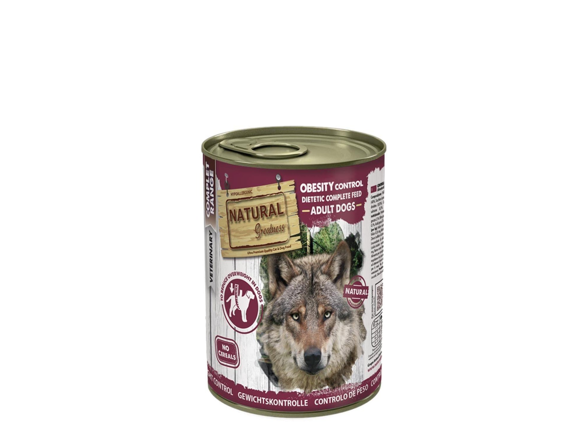 Natural Greatness Obesity Control 400g våtfôr for overvektige hunder