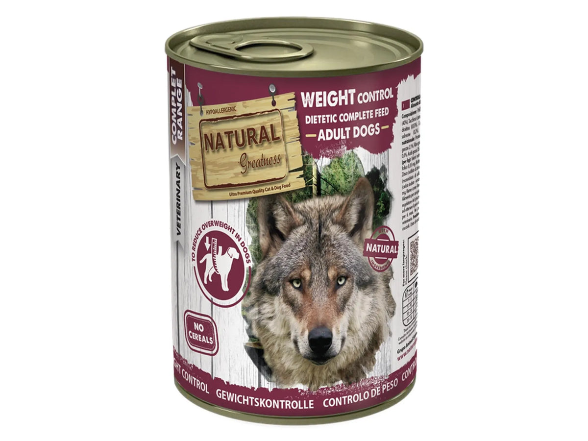 Natural Greatness Obesity Control Våtfôr – Vektkontroll | Hundefôr 6 × 400 g