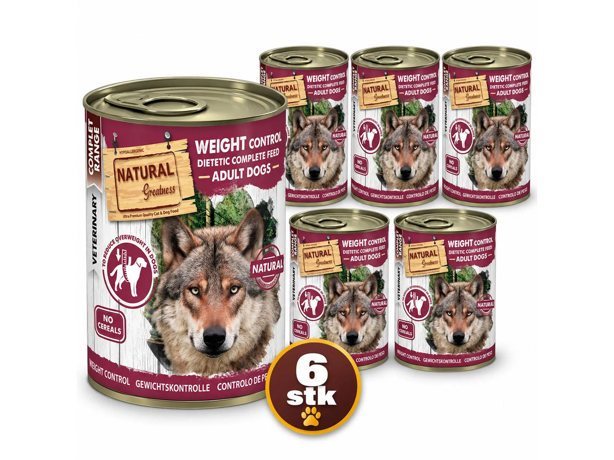 Natural Greatness Obesity Control Våtfôr – Vektkontroll | Hundefôr 6 × 400 g