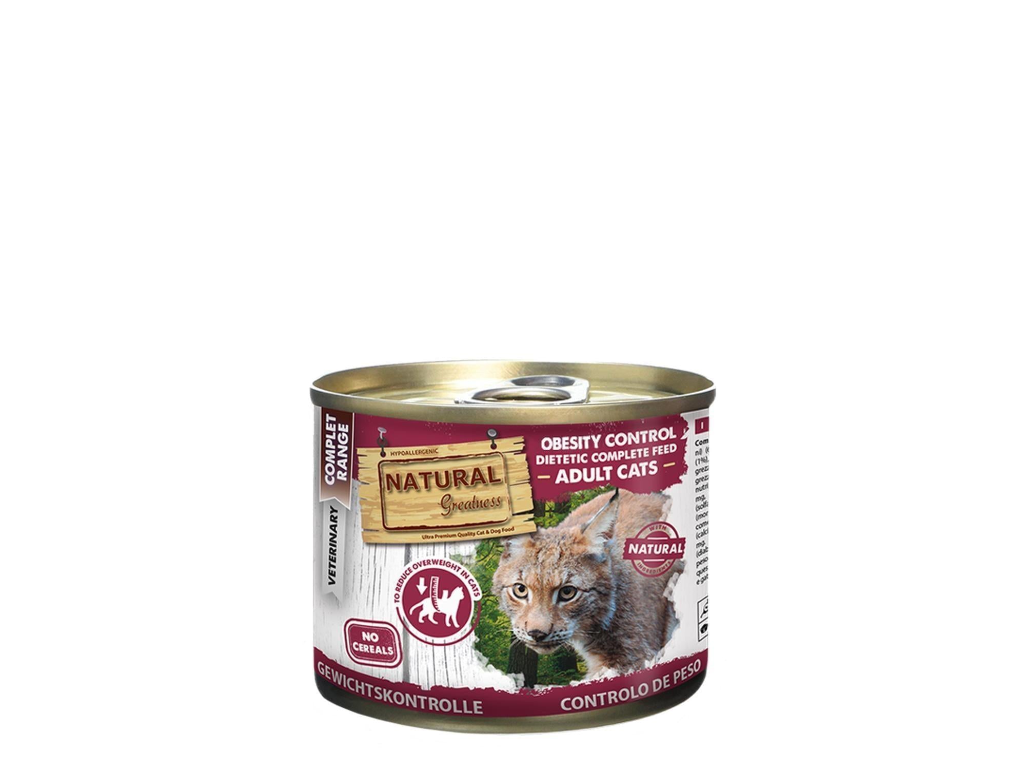 Natural Greatness Obesity Control 200g våtfôr for overvektige katter