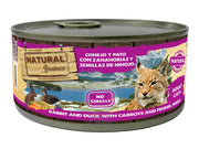Natural Greatness Rabbit & Duck komplett våtfôr katt 185 g