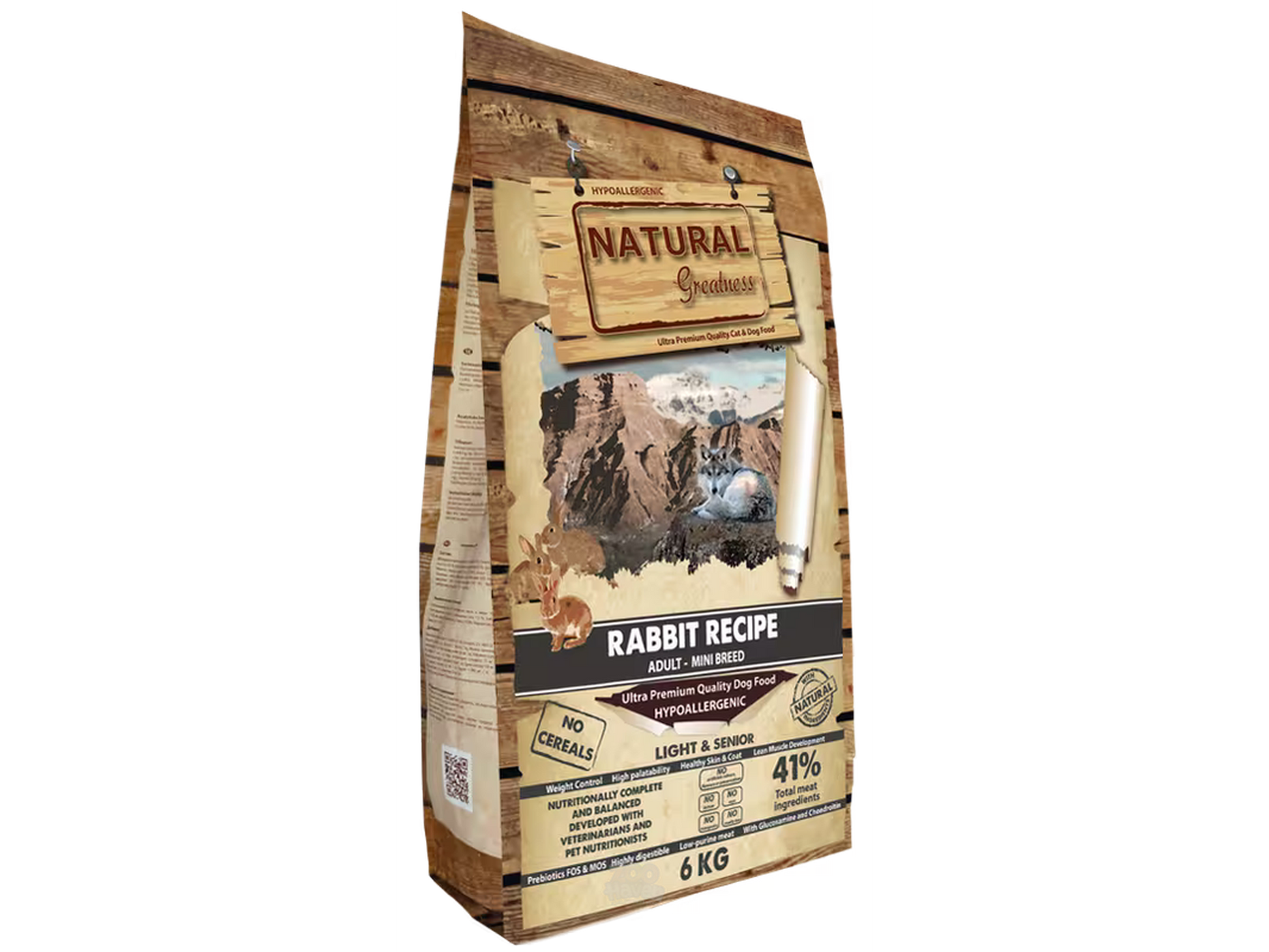 Natural Greatness Rabbit Mini Recipe hundemat – bilde 3