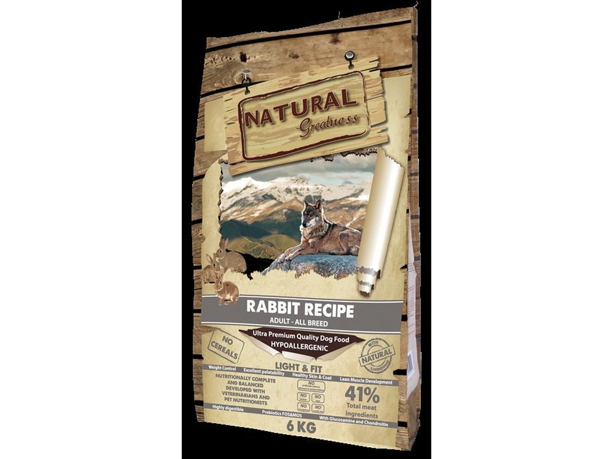 Natural Greatness Rabbit Recipe hundemat – bilde 3