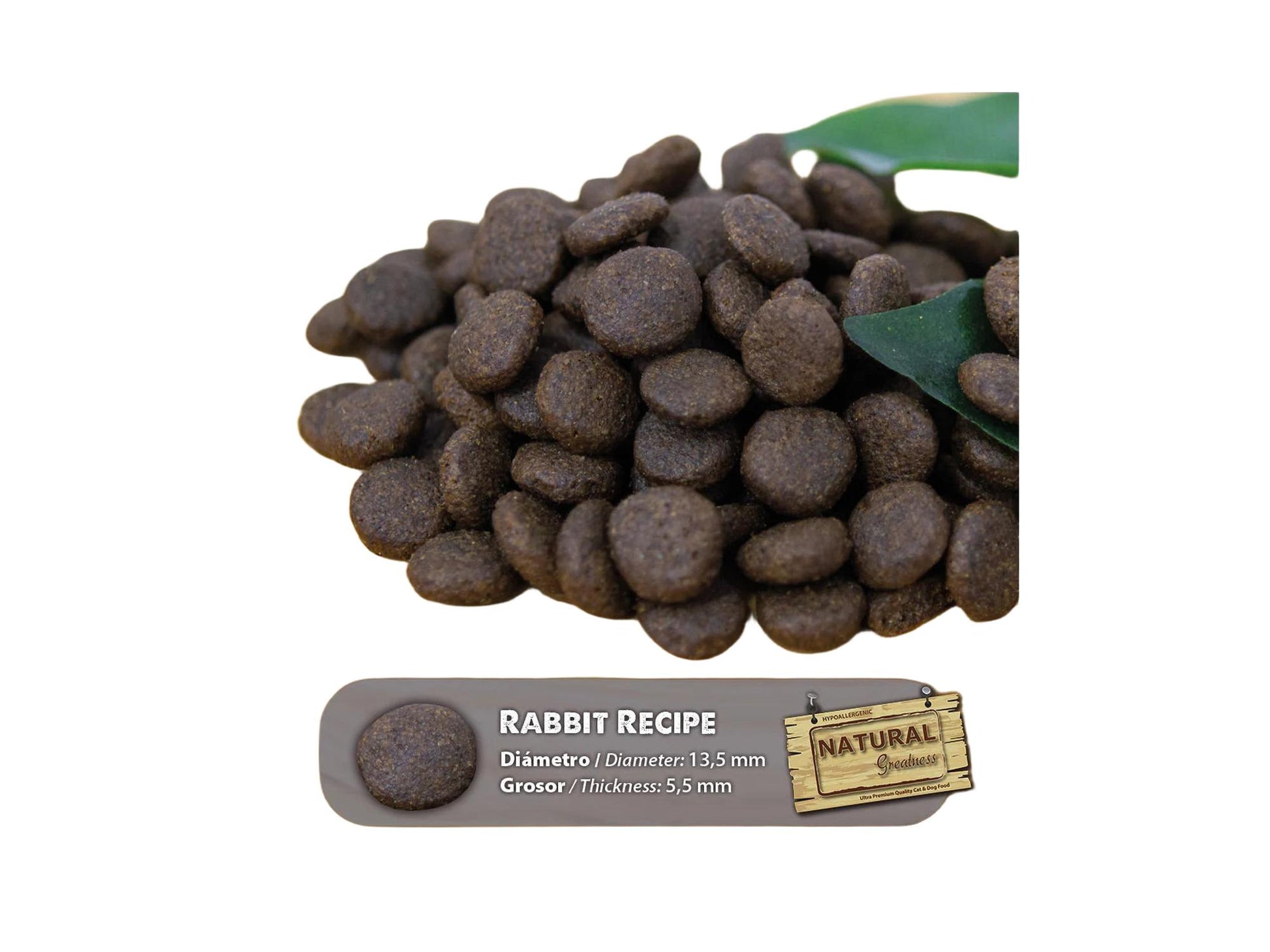 Natural Greatness Rabbit Recipe tørrfôr til voksen og senior hund av kanin