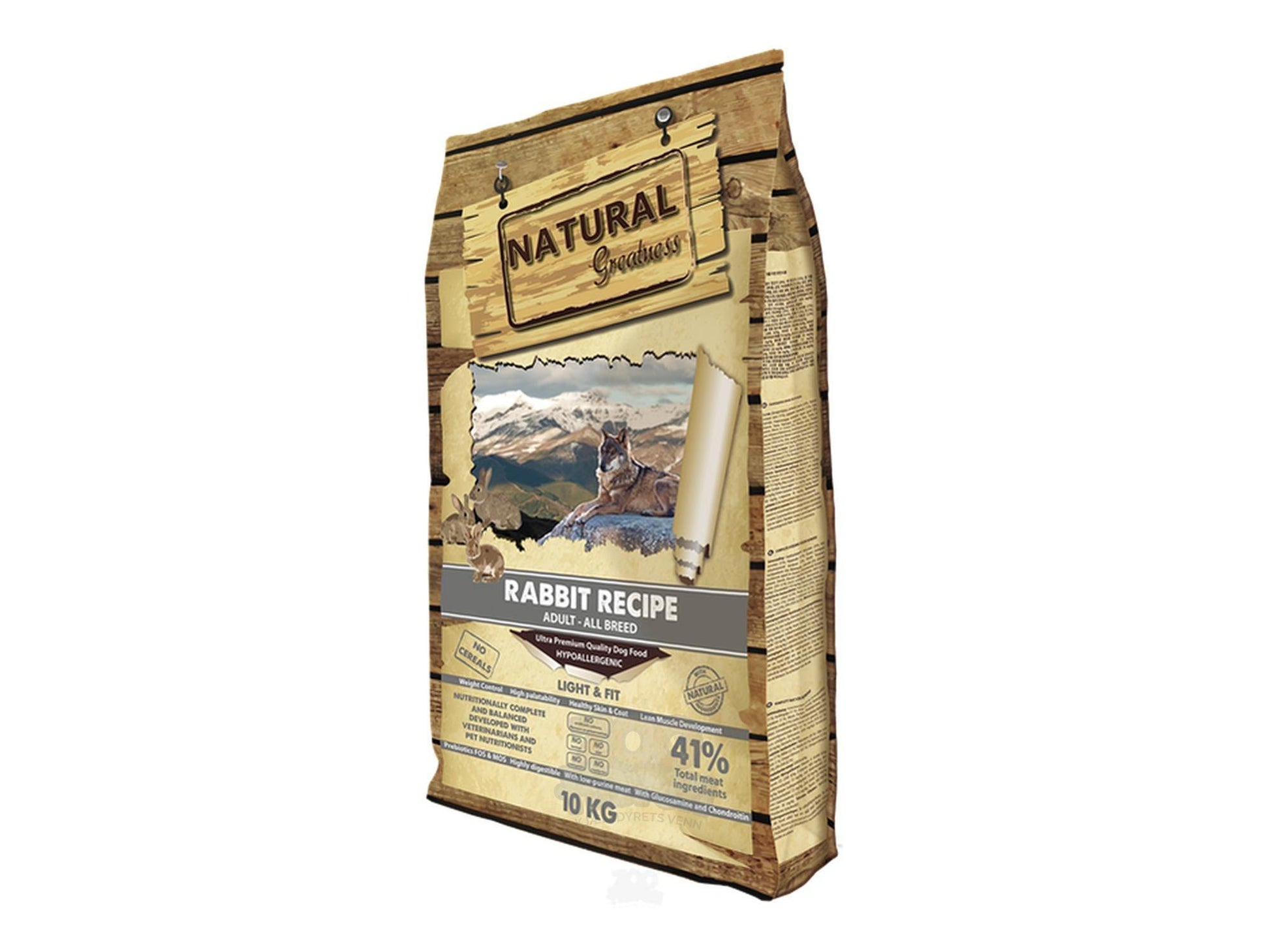 Natural Greatness Rabbit Recipe hundemat – bilde 4
