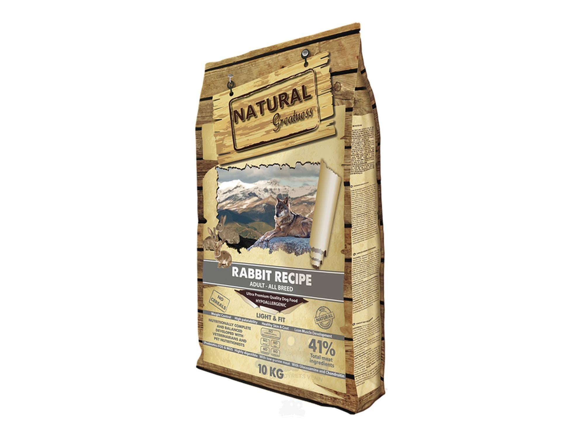 Natural Greatness Rabbit Recipe hundemat – bilde 4
