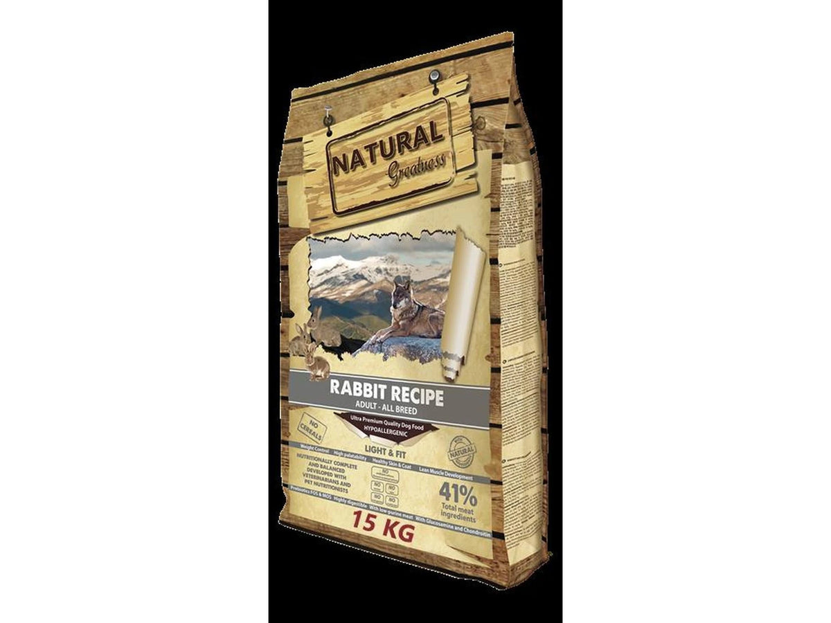 Natural Greatness Rabbit Recipe hundemat – bilde 2