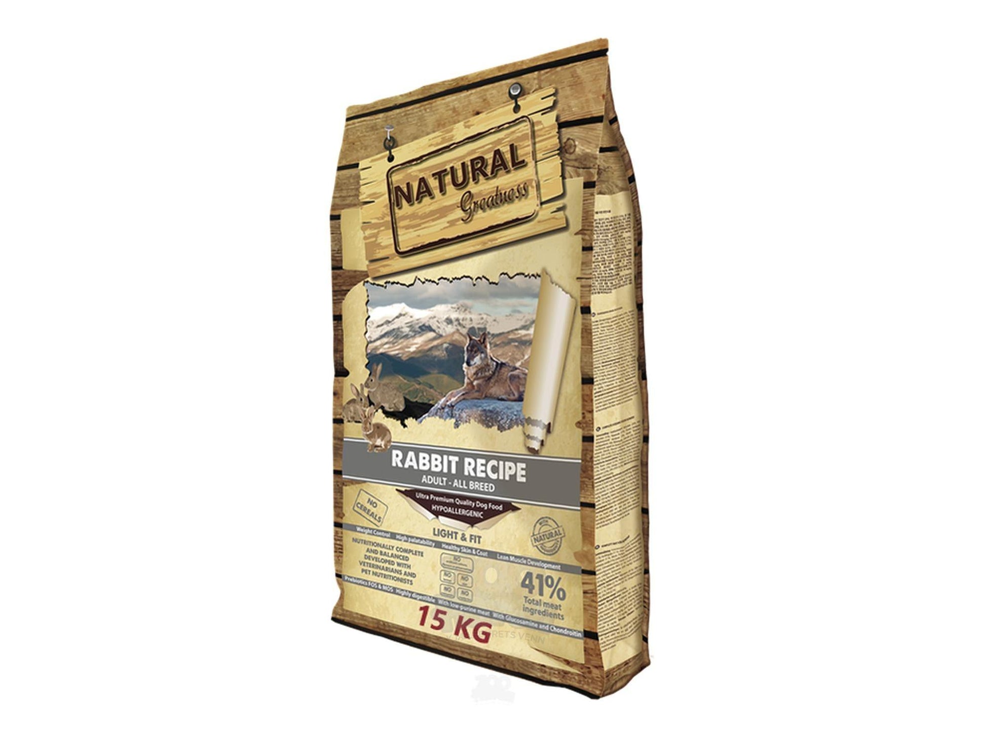 Natural Greatness Rabbit Recipe hundemat – bilde 5