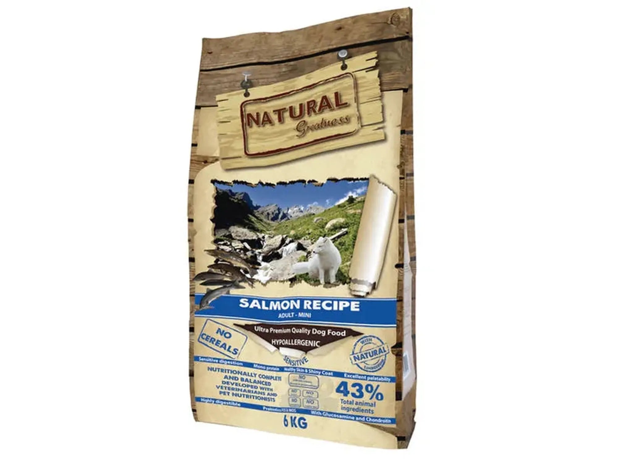 Natural Greatness Salmon Mini Recipe hundemat – bilde 3