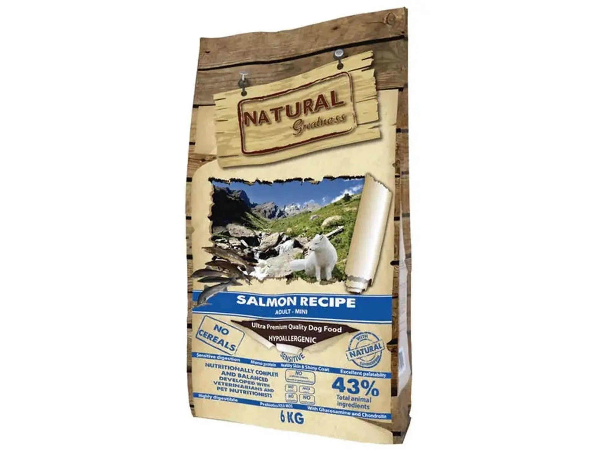 Natural Greatness Salmon Mini Recipe hundemat – bilde 3