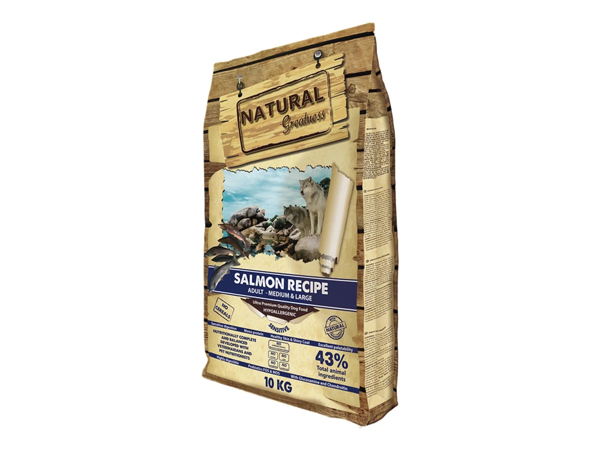 Natural Greatness Salmon Recipe – Laks | Kornfritt hundefôr