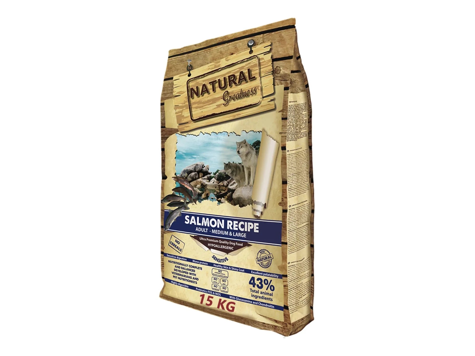 Natural Greatness Salmon Recipe – Laks | Kornfritt hundefôr